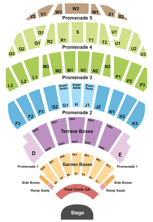 Hollywood Bowl My Chemical Romance Seating Chart